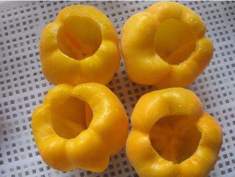 Ớt chuông vàng ngọt đông lạnh IQF hữu cơ thái lát, thái hạt lựu, thái khối, cấp đông, tốt cho sức khỏe, tự nhiên, Trung Quốc