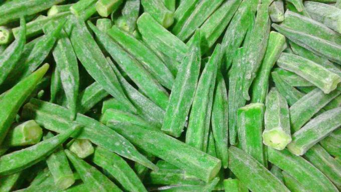Trung Quốc cung cấp chất lượng tốt nhất gi&aacute; tốt Iqf rau đ&ocirc;ng lạnh to&agrave;n Okra Gumbo 1