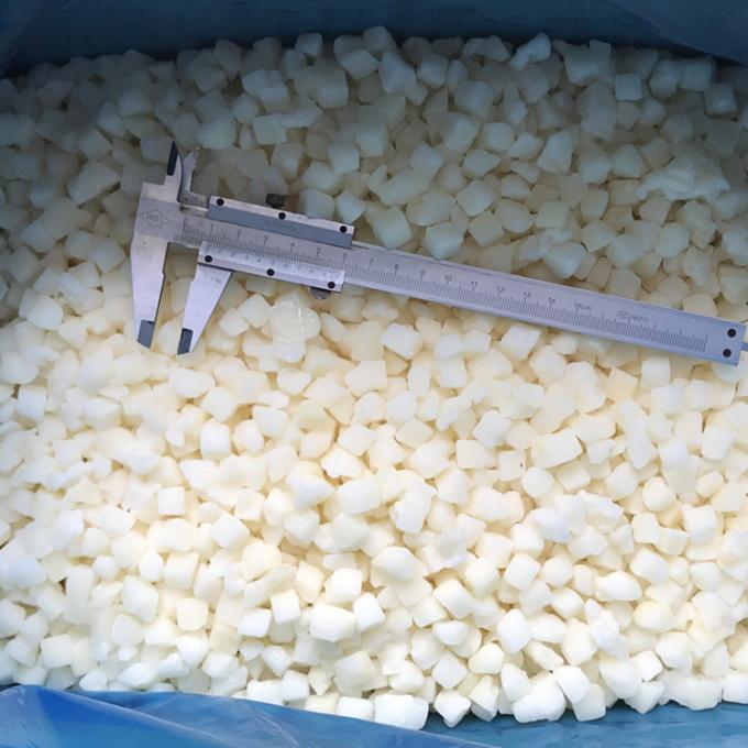 Lê Tàu Xuất Xứ IQF Tươi Đông Lạnh Khối Lập Phương Cắt Hạt Lựu 10x10mm Giá Tốt Trái Cây Đông Lạnh Lê Tuyết Cắt Hạt Lựu 2