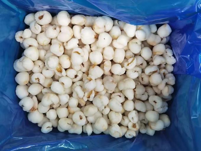 Lượng Lychee đ&ocirc;ng lạnh to&agrave;n bộ, lột vỏ trong bao b&igrave; carton h&agrave;ng loạt IQF Hương vị ngọt 2