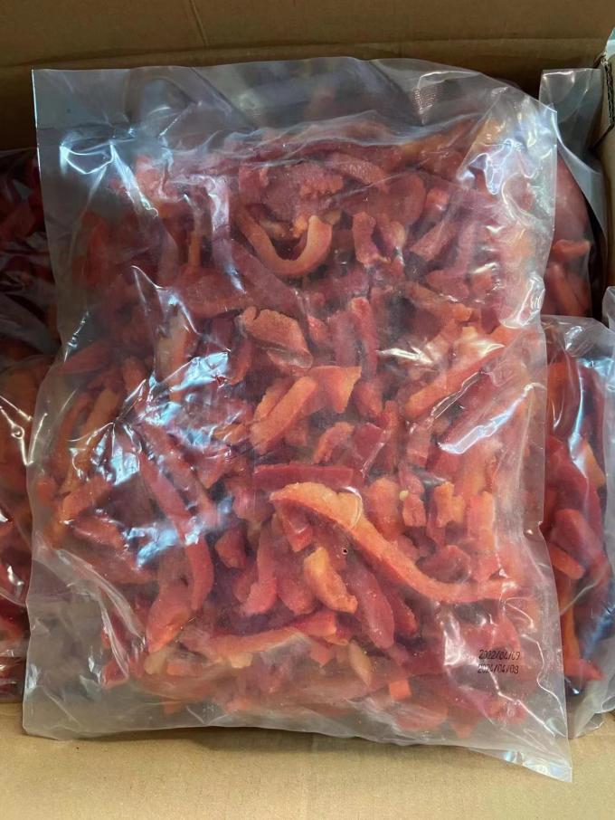 Nhà sản xuất chuyên nghiệp được chứng nhận chất lượng, sản phẩm Ớt chuông đỏ đông lạnh IQF 3